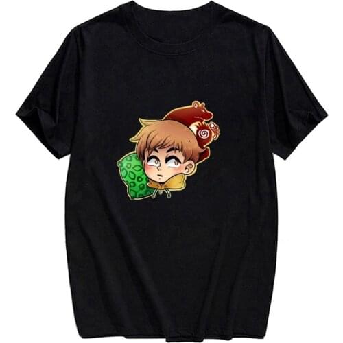 CLOOCL Cartoon Anime Seven Deadly Sins Cotton T-shirts Fashion Funny Short Sleeve Tees Harajuku Style Shirt Casual Hip Hop Top