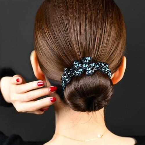 Korean Rhinestone Hairpin Women Hair Clips Female Elegant Duckbill Clip Beads Hairgrip Fashion Hair Accessories