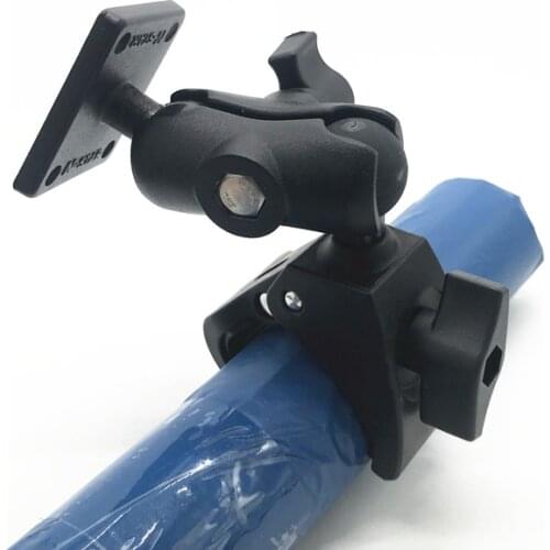 Tough-Claw Mount with Double Socket Arm and Round AMPS Base Adapter for RAM mount garmin Extension Arm