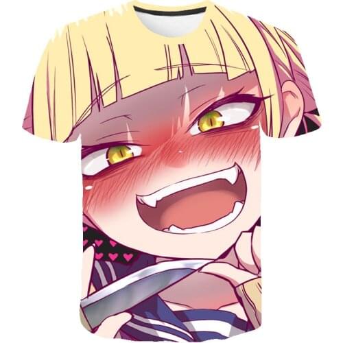 2021 Hot Sale Anime My Hero Academia 3d Printed T-shirt Unisex Fashion Casual Sweatshirt Popular Hip-hop Streetwear Short Sleeve