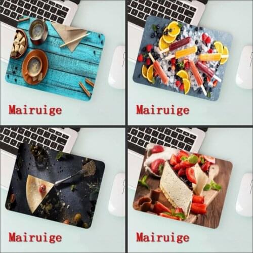 Mairuige big promotion cheapest mouse pad multi-size sweet dessert pattern computer gaming