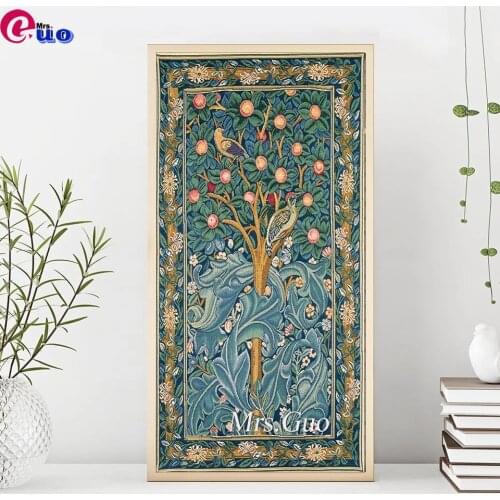 5D DIY Full Square Round Drill Decor Diamond Painting Tree Of Life Embroidery Kits Needlework Cross Stitch Home Decoration Gift