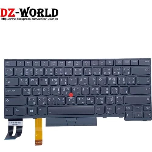 New Original Gray TH Thai Backlit Keyboard for Lenovo Thinkpad T14 P14S Gen1 Gen2 Laptop 5N21B08406 5N21B08369