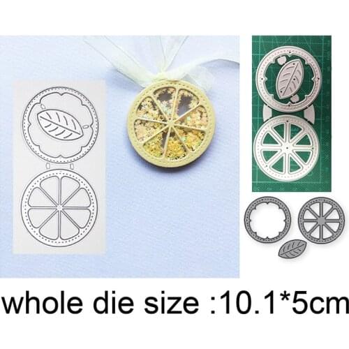 2021 New Metal Cutting Dies Cut Mold Lemon Leaf Decoration Scrapbooking dies Paper Craft Knife Mould Blade Punch Stencils dies