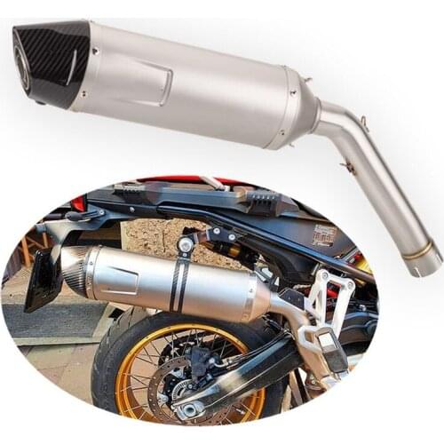 Motorcycle modified exhaust pipe suitable for F750GS F850GS ADV F850GS exhaust pipe middle section connecting pipe set