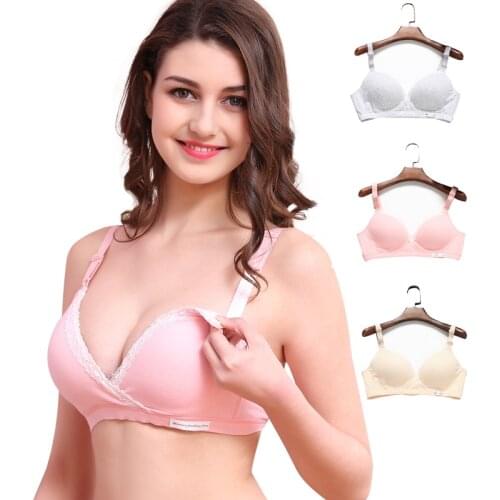 Wirefree Nursing Clothing Cotton Breastfeeding Bra for Pregnant Women Pregnancy Breast Sleep Underwear Soutien Gorge Allaitement