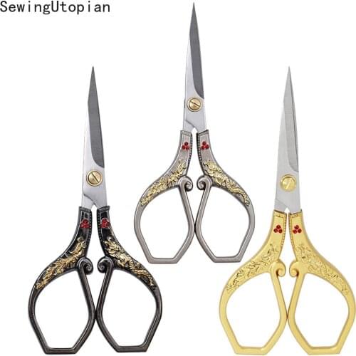Retro Scissors Antique Vintage Scissors Thread Embroidery Scissors Sewing Supplies Stainless Steel Scissors Tailor Scissors Tool