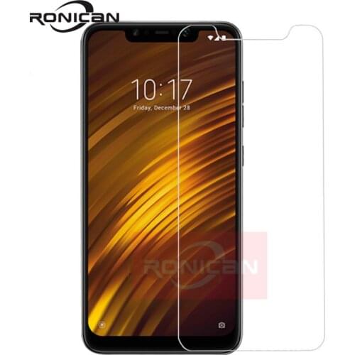 RONICAN 9H poco F1 Screen Protector Film For Xiaomi PocoPhone F1 Tempered Glass for PocoPhon F1 Protective Glass Tempered SCREEN