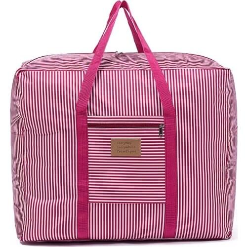 Clothes Storage Bag Folding Closet Quilt Organizer Potable Travel Packing Bag Wardrobe Closet Household Item Storage Organizer