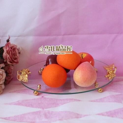 European fruit plate glass fruit plate are creative fruit cake pan basin KTV fruit plate shipping