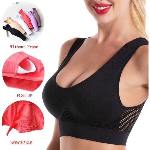 Bras Without Frame Bones Bra Without Underwire Sports Bra Womens Plus Size Bh Female Push Up Bralette Active Bras Tube Top