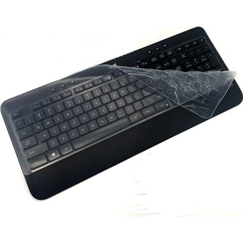 Waterproof dustproof Clear Transparent Silicone Keyboard Cover protectors For Logitech MK540 K540 MK545 K545