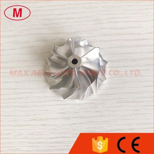 TD03 10T reverse 6+6 blades 35.57/46.00mm high performance turbo billet/milling/aluminum 2618 compressor wheel for 49131-07005