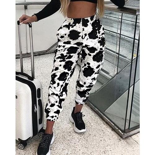 2020 Pants women Camo Cargo Pants Women High Waist Hip Hop Trouser Femem Military Army Combat Camouflage Jogging Long Sweatpants