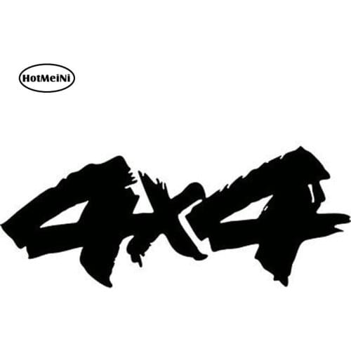 13X5.3CM 4X4 Interesting Vinyl Decals Car Sticker Motorcycle Car-styling Black/Silver c1-05175