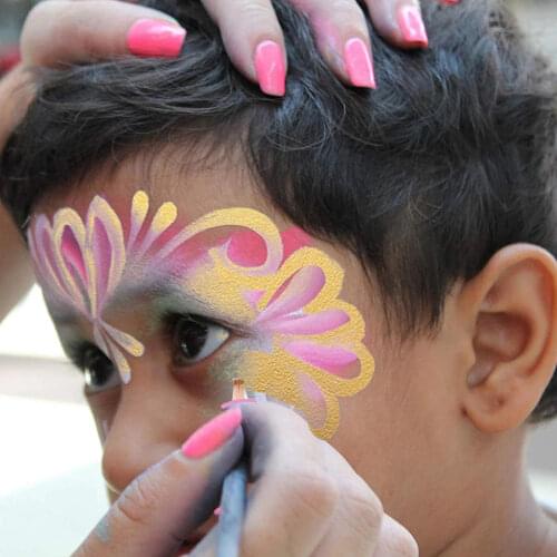 7Pcs 30g/pc Face And Body Paint Washable Beauty Glow Makeup Tool For Party