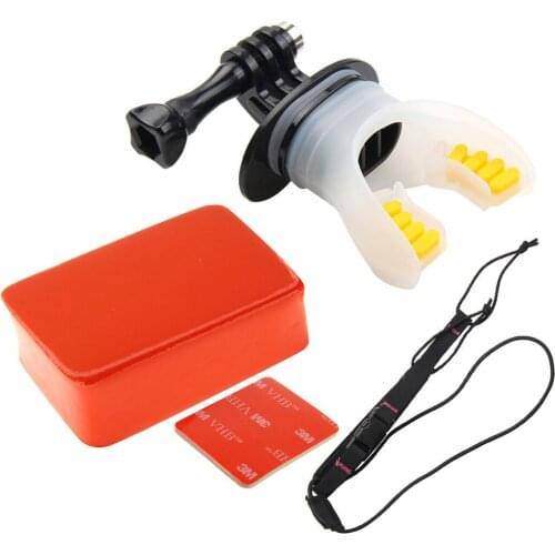 Go Pro Accessories Surfing Surf Dummy Bite Mouth Teeth Braces Holder Mount Kit for GoPro Hero 9 87 6 5 4 SJCAM Surf Mouth Mount