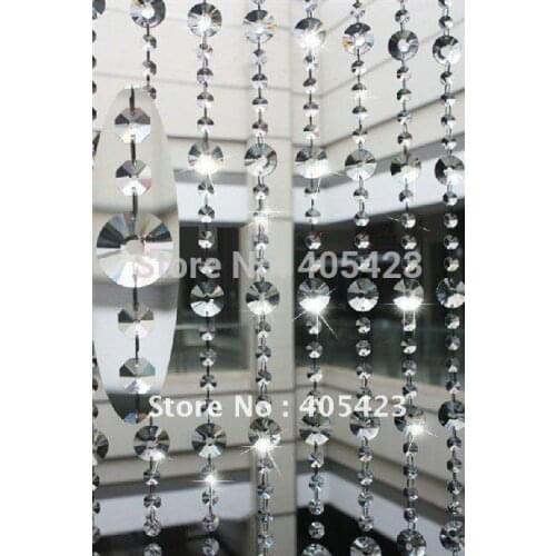 Free shipping!10meter/lot, Entrance / sun flower crystal bead curtain/Crystal Curtain/ Room Divider/Finished curtain/BQF-3-004