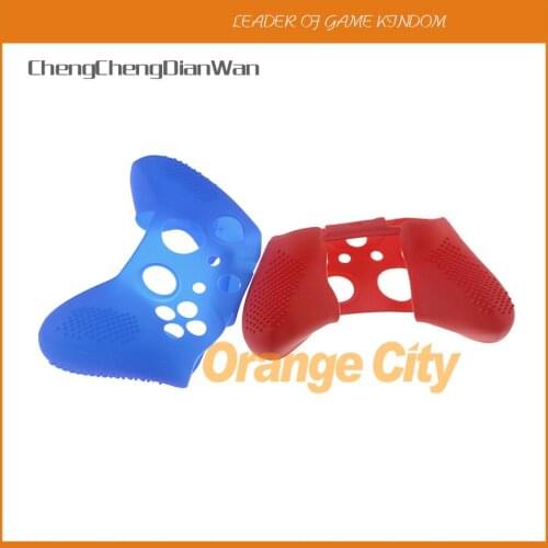 ChengChengDianWan Soft Silicone Gel Rubber Grip Case Protective Cover Skin for Microsoft XBox One S Wireless Controller
