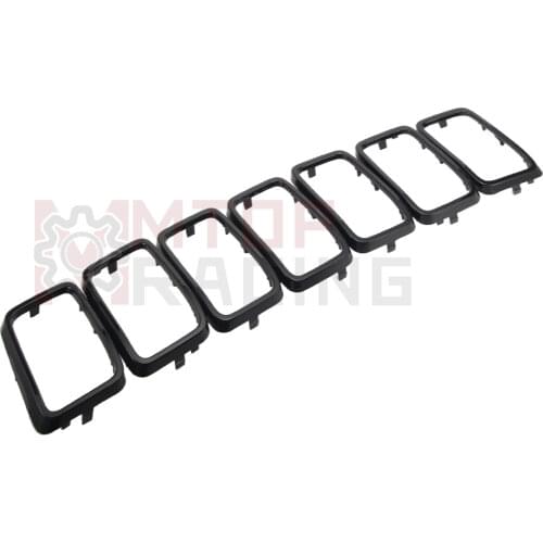 Black Grille Vent Trim Ring Insert Cover For Jeep Grand Cherokee 2017 2018 2019 2020