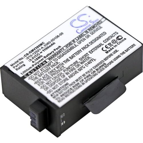CS 1100mAh / 4.18Wh battery for Garmin Virb 360 010-12521-40, 360-00106-00, 361-00106-00