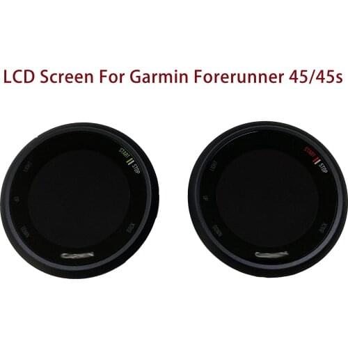 For Garmin Forerunner 45 FORERUNNER 45S GPS HR Sports Running smart Watch lcd display with touch screen front frame cover case
