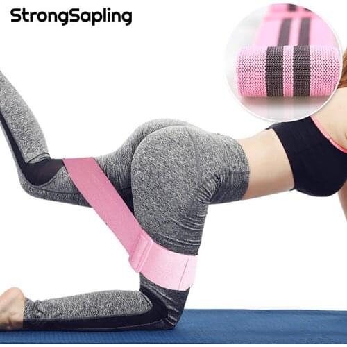 Elastic Fitness Rubber Bands For Sport Adjustable Yoga Resistance Bands Gym Squat Exercise Bands Fitness Equipment For Home Gym