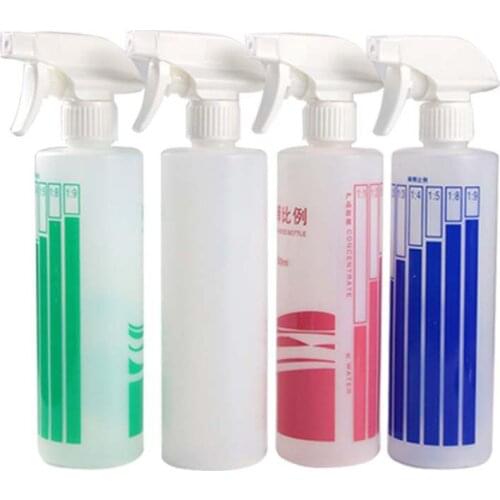 500ml Accurate Dilution Ratio Plastic Empty Bottle Watering Can Portable Refillable Disinfection Cleaning Liquid Fine Mist Spray