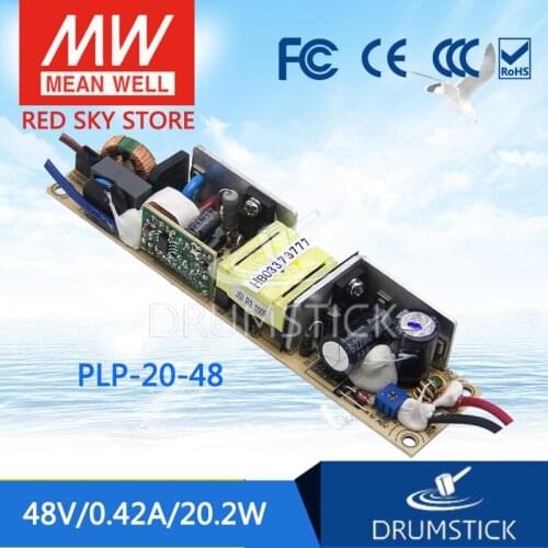 MEAN WELL PLP-20-48 48V 0.42A meanwell PLP-20 48V 20.2W Single Output LED Power Supply