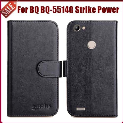 Hot Sale! BQ BQ-5514G Strike Power Case New Arrival 6 Colors High Quality Flip Leather Protective Cover Phone Bag