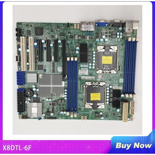 X8DTL-6F For Workstation Motherboard LGA1366 X58 Game Hang Up Fully Tested