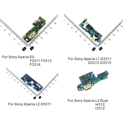 New For Sony Xperia L1 G3311 G3312 G3313 USB Charge Port Connector Charging Board charging flex Mic Flex Cable