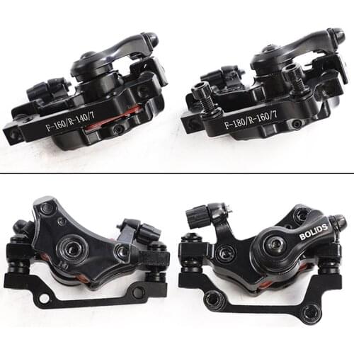 Mechanical Disc Brake Caliper Set MTB Bicycle Front/Rear Black