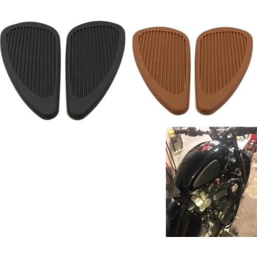 Motorcycle Tank Knee Pad Cover Vintage Gas Knee Protector 3 M Sticker for Cafe Racer Mash Honda Uzeal Triumph Yamaha Harley