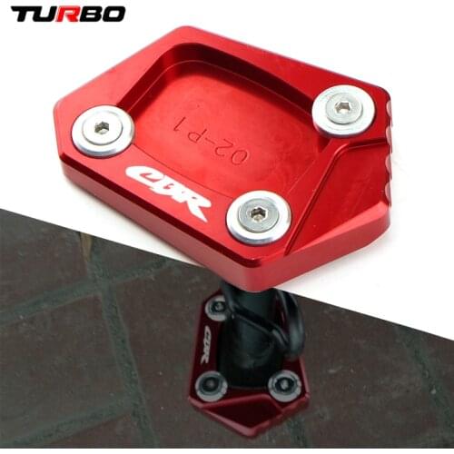 For Honda CBR 250R 300R 500R 600RR 250F 600F 650F CB 400 500F/X NC 700S/X Kickstand Support Plate Foot Side Stand Extension Pad