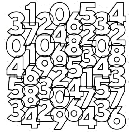 Number Clear Silicone Stamp / seal for DIY Scrapbooking / Album Decorative Clear Stamp Sheets A462