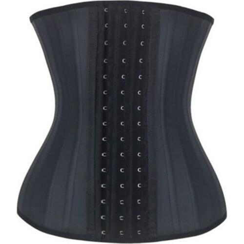 Drop Shipping Womens 25 Steel Bone Latex Waist Trainer Cincher Corset Underbust Shapewear Plus Size XXS-3XL