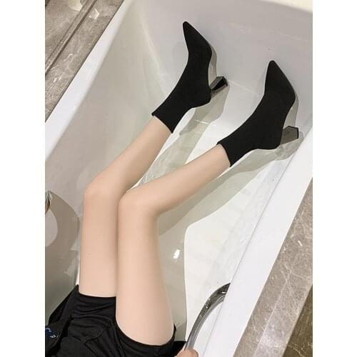 QIANG TUO Women's High Boots