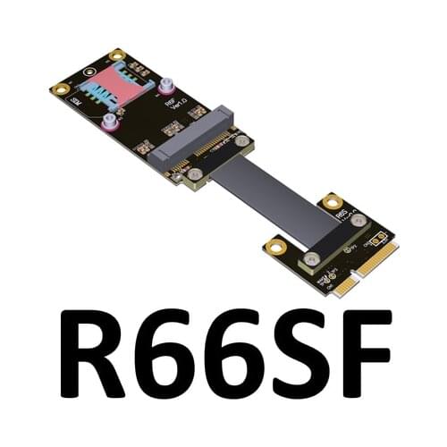 Mini PCI-e mPCIe wireless network card extension cord adapter extender cable Riser mini pci e Mini pcie for mSATA SSD, WIFI Card