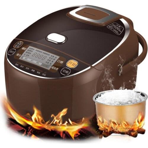 Large capacity rice cooker reservation function fine pot removal lid 5L smart rice cooker