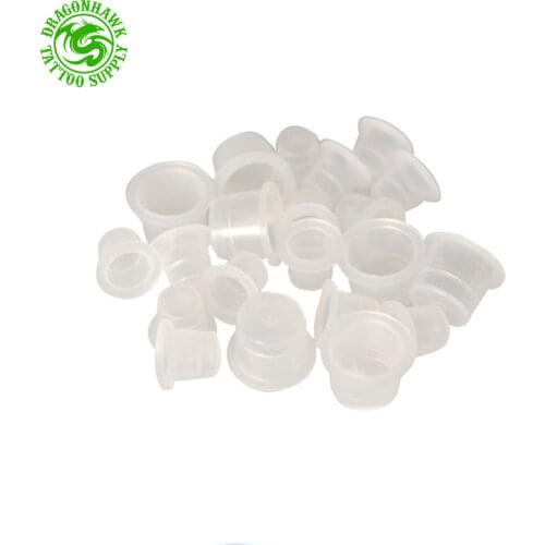 Top Quality 100 pc Ink cup Tattoo Ink AccessoriesTop Palette Ink Cup Pigment Cap Tattoo Supplies