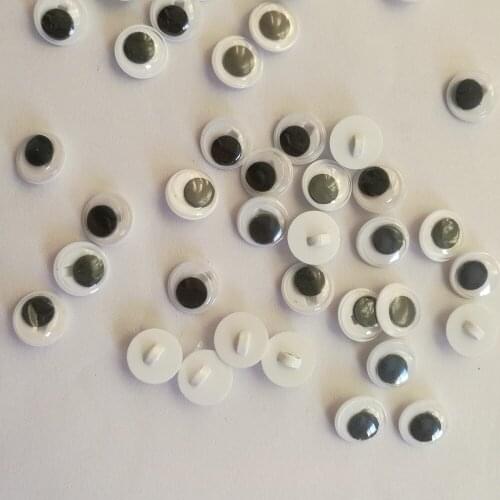 100PC 25MM Black Plastic Doll Safety Eyes for Teddy Bear Stuffed Toys Snap Animal Scrapbooking Puppet Dolls Craft Eyes for Toy