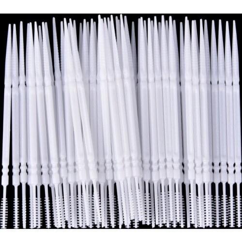 300pcs Dental Flosser Tooth Brush ToothPicks Interdental Brush Teeth Oral Hygiene Cleaner Stick Flosser Tooth Pick