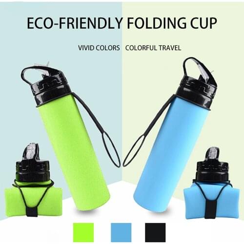 600ml Portable Leak-Proof Water Bottle Bicycle Sports Drinking Water Bottles For Indoor Travel Hiking Office Camping Kettle