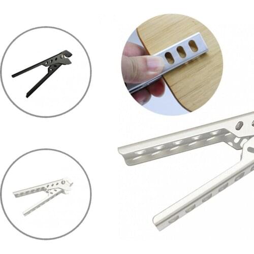Aluminum Alloy Useful Hot Dishes Heat Proof Pan Clip Accessory Pan Clip Squeeze Effortlessly for Outdoor