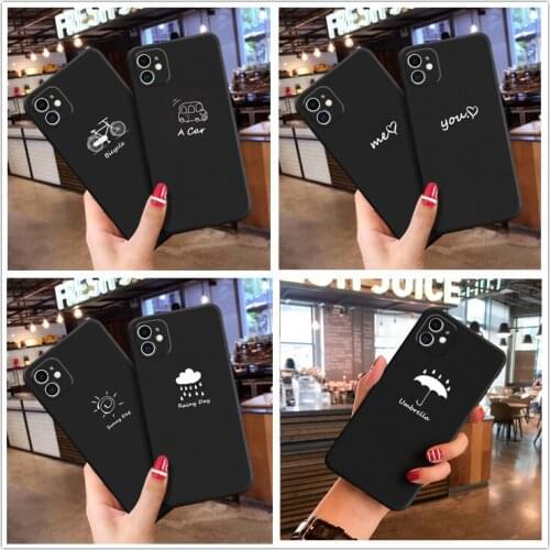 For iPhone 11 Case iphone12 Pro 12promax Smartphone Cover XR X Funda iphone11 12mini XS 11Pro Max 6 S 7 8 Plus SE 2020 Coque Bag