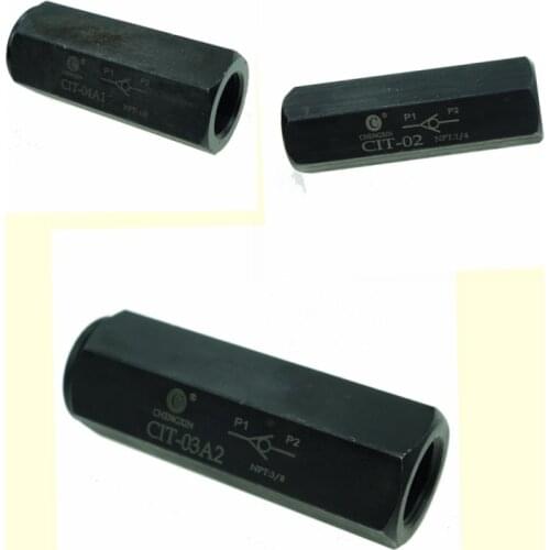 Hydraulic check valve 1/4 3/8" 1/2" NPT BSP High pressure Pump Oil pressure no return 3000psi