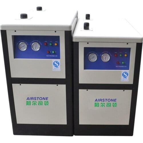 Air compressor cold dryer/ Refrigerated compressed air dryer for oil and water separation precision filter