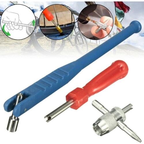 3PCS Car Tire Valve Puller Tools Set Build in valve core tool Tyre Valve Core Remover repair Tool Fits for cars motorcycles bike