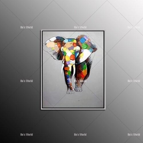 Kate Canvas Painting HD Printed On Canvas Art Animal Elephant Son Wall Pictures For Living Room Home Decor Unframed